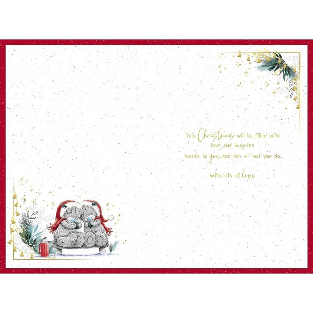 Wonderful Mum & Dad Me to You Bear Christmas Card Extra Image 1